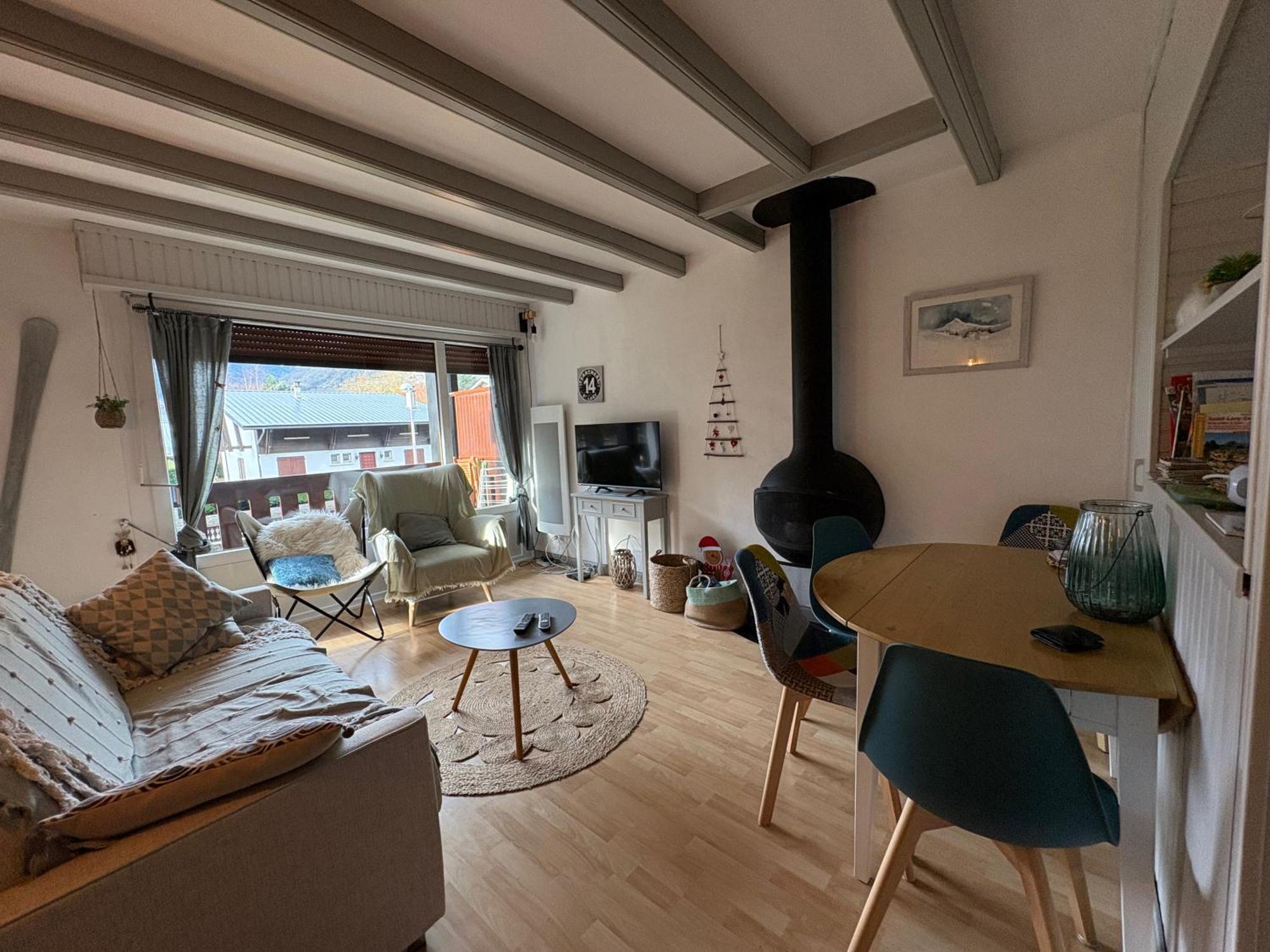 T2 Centre Village - Proximite Telecabine - Vue Montagne Plein Sud - Terrasse Couverte - Balcon - Chambre 1 Lit Double En 160 - Salon 1 Canape Convertible En 140 - Cuisine Separee Saint-Lary-Soulan Eksteriør bilde